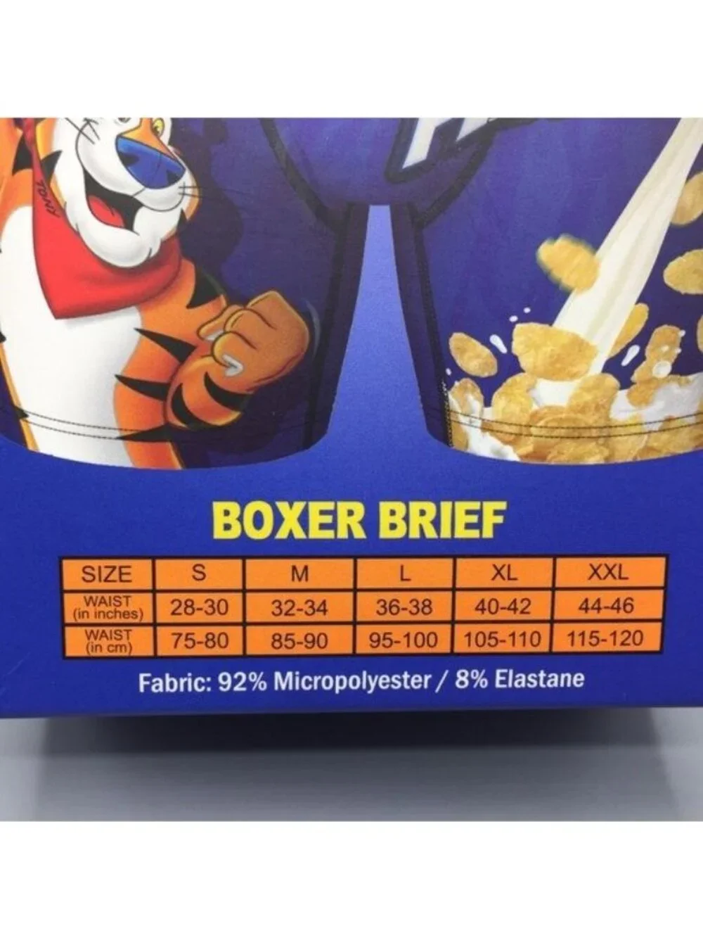 Kellogg’s Frosted Flakes Men’s Boxer Briefs XL Waist: 40-42